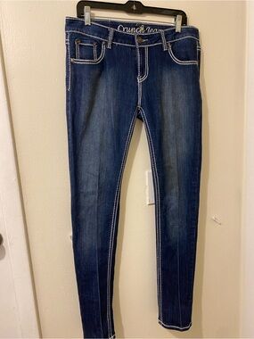 Crunch Women's Dark Blue Slim Skinny Jeans